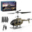 MD500 2.4G RC Airplane 4CH 6-axis Gyroscope Simulation Helicopter Model Toy (RTF Version/Green)