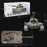 1/16 RC Tank 2.4G American M41A3 Walker Bulldog Model Tank  with Simulated Lights&Sounds for Boys and Model Lovers (7.0 Basic Edition)