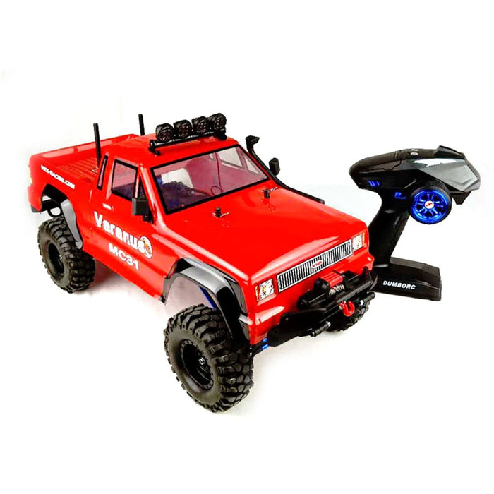 VRX RH1053 1/10 Scale 4WD Two Speed Brushed RTR Off-road Crawler 2.4GHz RC Car with Light Winch, 60A ESC, 550 Motor - R0280 Orange - enginediy