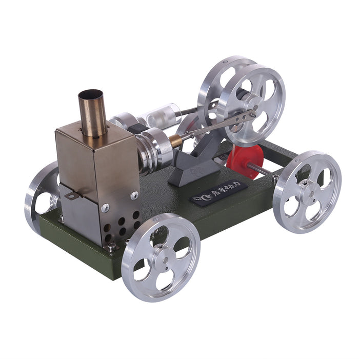 ENGINEDIY Stirling Engine Car Model Set Engine DIY Assembly Kit Physical Experiment Toy - enginediy
