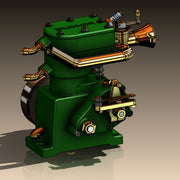 ENJOMOR 10cc Flathead Engine Single Cylinder 4 Stroke L Head Sidevalve Engine Water-cooled Gasoline Engine Internal Combustion Engine - EngineDIY