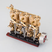 KACIO LS3-13S Steam Engine 3-cylinder Reciprocating Engine with Oil Cup Reverse Rotation Steam Model Boat - EngineDIY