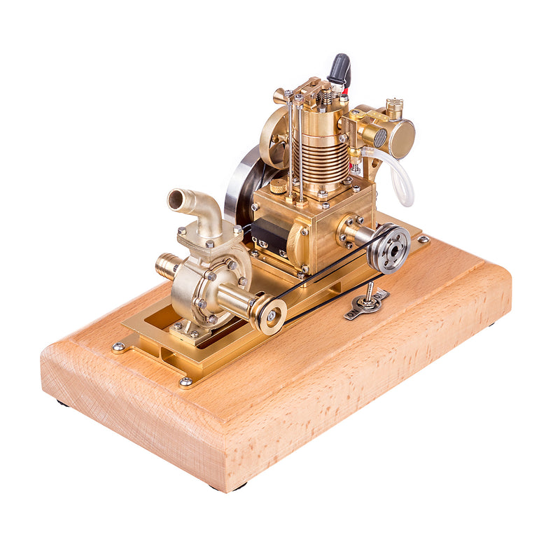 M16C 1.6cc Mini 4 Stroke Gasoline Engine Model Vertical Air-cooled Single-cylinder Internal Combustion Engine Model with Vane Pump - EngineDIY