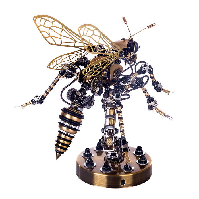 3D Puzzle DIY Model Kit Steampunk Wasp Metal Games Creative Gift– EngineDIY