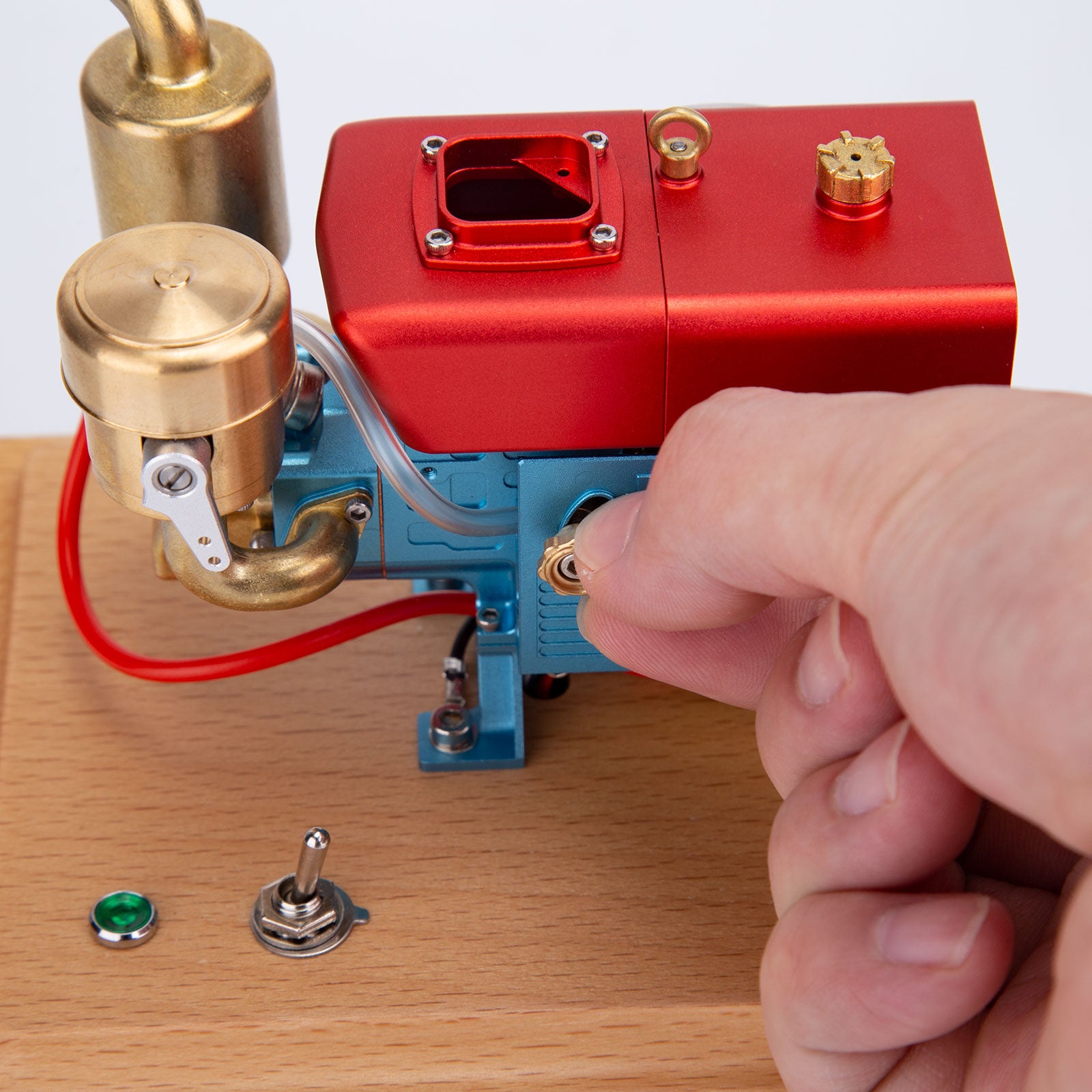 RETROL MUSA 2,2 cm³ Mini moteur à essence monocylindre à quatre temps refroidi par eau par évaporation Modèle de moteur à combustion interne