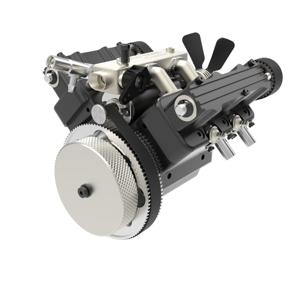 TOYAN Model Engine V4 FS-V400WA 14cc 4 Cylinder 4 Stroke Water-cooled Methanol RC Engine Model - Upgraded Version
