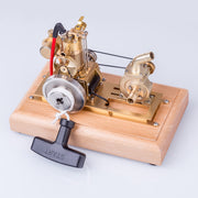 M16C 1.6cc Mini 4 Stroke Gasoline Engine Model Vertical Air-cooled Single-cylinder Internal Combustion Engine Model with Vane Pump - EngineDIY