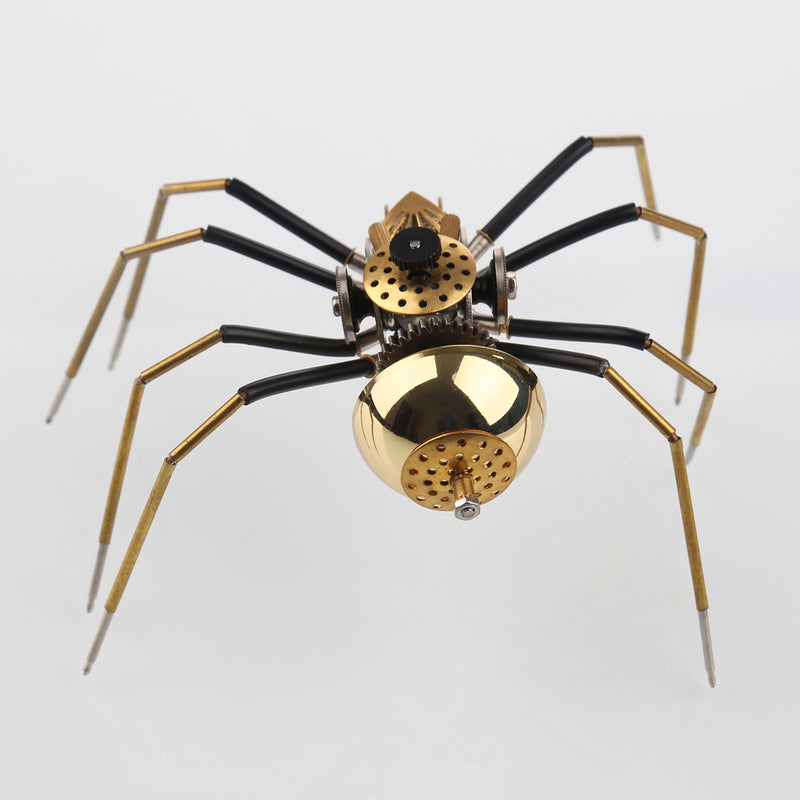 80Pcs Steampunk Insect Metal Model Kits Mechanical Crafts for Home Decor - Spider - EngineDIY