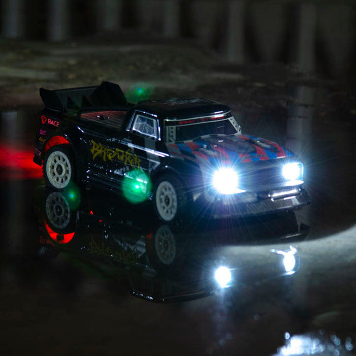 RC Car 1/16 50KM/H 4CH 4WD 2.4G Full Scale Brushless High-speed Racing Car Drifting RC Car with Front Lights - RTR Brushless Version