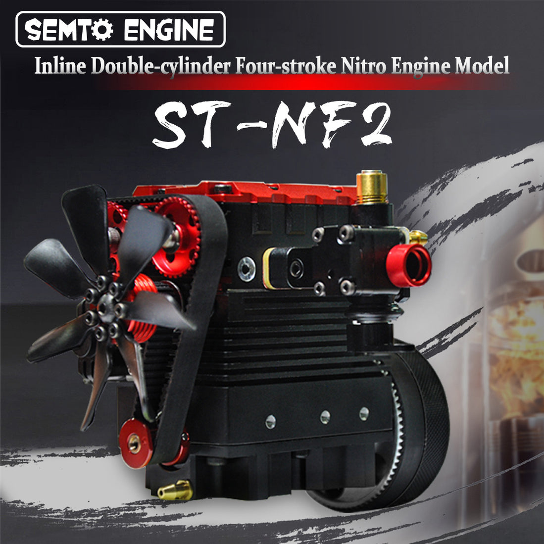 Engine Model Cda OTTO & TOYAN FS-L200AC SOHC 4 Stroke Nitro Engine Model Kit -EngineDIY