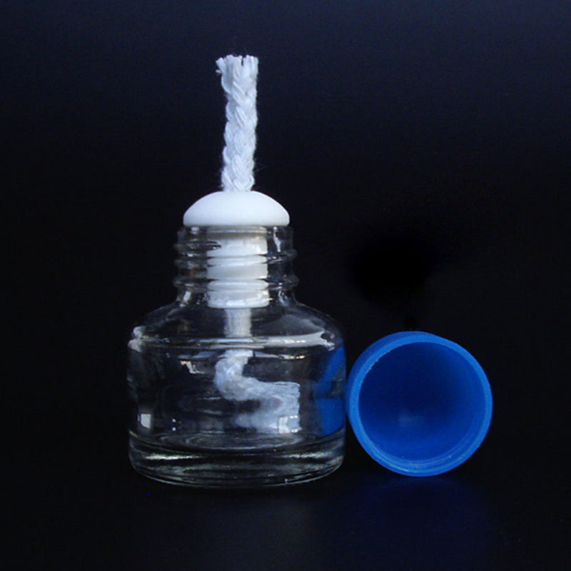 40 x 65mm 25ml Thickened Glass Alcohol Burner Heating Alcohol Lamp for Stirling Engine External Combustion Engine Model - EngineDIY