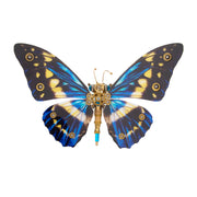 Steampunk 3D Butterfly Model Metal Puzzle DIY Assembly Kit for Kids, Teens and Adults (150PCS+) - Morpho Helena - EngineDIY