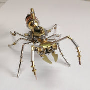 3D Metal Mini Ant Puzzle Steampunk DIY Assembly Model Kit 190PCS