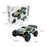 RC Car 1/10 45KM/H 4WD 2.4G New Structure High-speed RC Car Stunt All-terrain Electric Off-road Vehicle RC Monster Truck Model for Children Adults