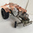 Stirling Engine Agricultural Tractor Model Hot Air Stirling Engine Toy with Movable Skull Head