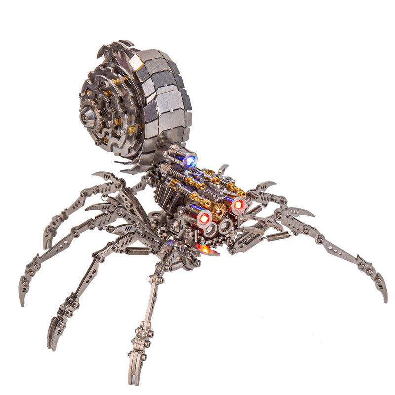 3D Puzzle DIY Model Kit Spider Metal Games Creative Gift-203pcs - EngineDIY