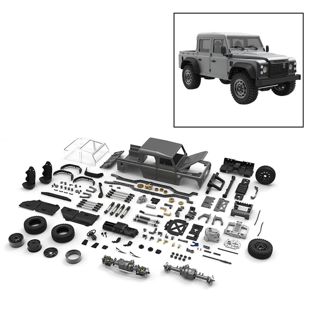 Capo CUB1 1/18 4WD Electric RC Off-road Vehicle Crawler Pickup Truck Model Assembly DIY Kit with Differential Lock and High Low Gears