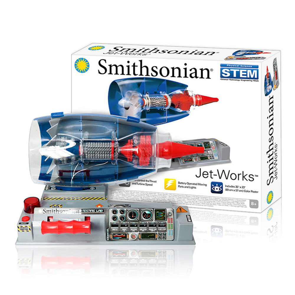 Smithsonian Jet Works Advanced Science Kit - Build Your Own Jet Engine ...