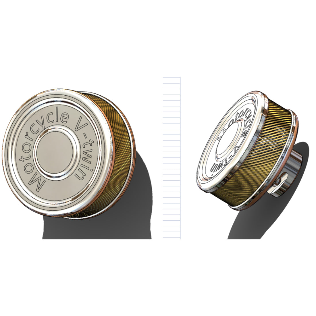 Metall-Luftfilter für CISON FG-VT157 & FG-9VT V2 Motormodell - CISON Original