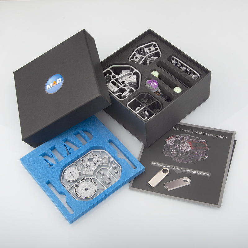 V8 Engine Model Kit that Works - Build Your Own V8 Engine - V8 Engine for Capra VS4-10 - EngineDIY