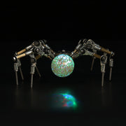 3D Metal Spider Model DIY Kits with 2CM Glowing Crystal Ball -270PCS+