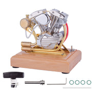 RETROL 4.2CC V-Twin Double-cylinder Four-stroke Gasoline Engine Internal Combustion Engine Model for Motorcycle-Gift Collection - EngineDIY