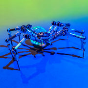 3D Metal Spider Model DIY Kits with 3CM Glowing LED Crystal Ball -270PCS+ - EngineDIY