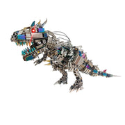 3D Metal Rex Dinosaur Mechanical Puzzle  DIY Assembly Model Kit - 2500PCS+55cm Height - EngineDIY