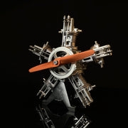 5 Cylinder Radial Engine Model Kit that Works - Build Your Own Radial Engine - TECHING 1: 6 Full Metal Radial Engine Model Kit 230+Pcs - EngineDIY