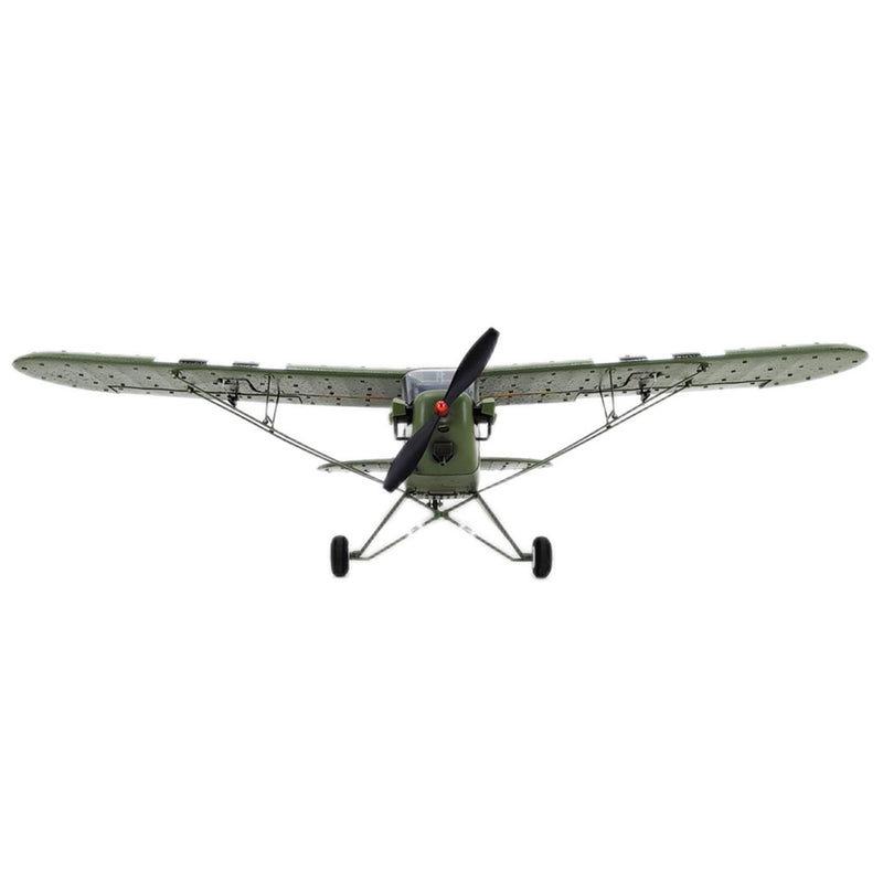 1/16 RC Airplane WWII PIPER J-3 CUB RC 4CH Brushless Fixed-wing Aircraft Model Military Plane Toy (RTF Version)