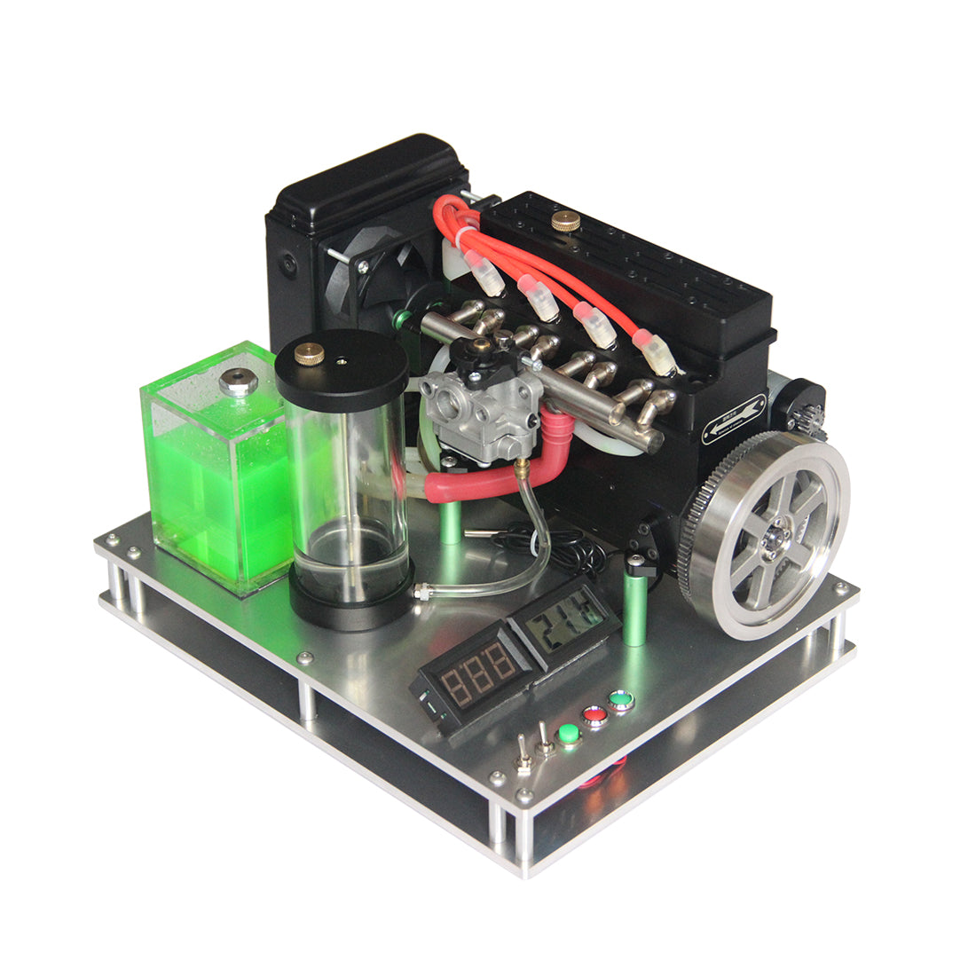 Metal Base with Water Cooling Parts for 32cc Inline Four Cylinder Wate ...