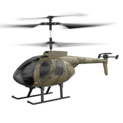 MD500 2.4G RC Airplane 4CH 6-axis Gyroscope Simulation Helicopter Model Toy (RTF Version/Green) - EngineDIY