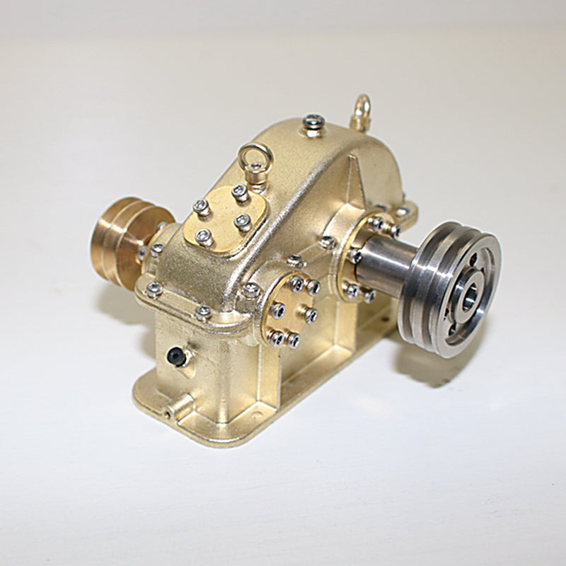 Mini Brass Gear Reducer for Steam Engine Internal Combustion Engine Model - EngineDIY