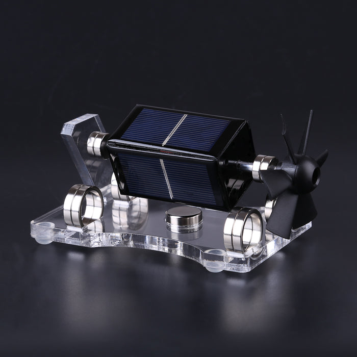 Magnetic Levitation Solar Motor Model Fan Blade Mendocino Motor Science Educational Toys