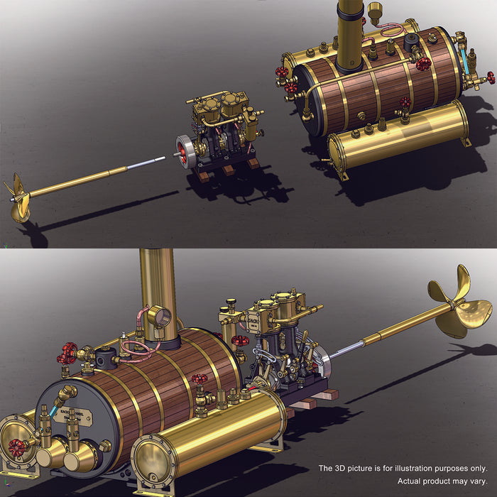 steam boiler for model steam engine boat ship