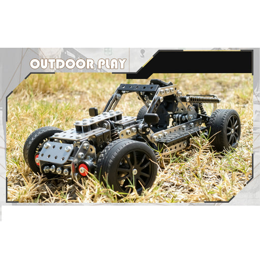 3D Metal Puzzle DIY Stainless Steel Assembly Car Toy Off-road Vehicle Puzzle Model Kit for Adults Kids-618PCS