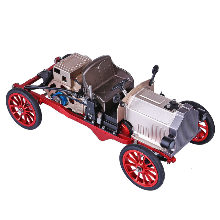 Teching Classic Car Engine Assembly Kit Mini Electric Single-cylinder Engine Metal Mechanical Model High Level Educational Collection - enginediy