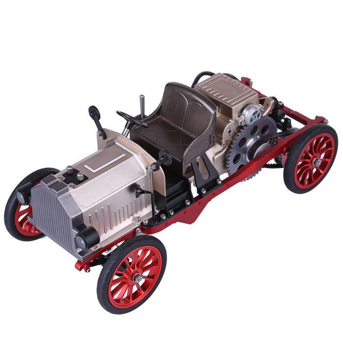 Teching Classic Car Engine Assembly Kit Mini Electric Single-cylinder Engine Metal Mechanical Model High Level Educational Collection - enginediy