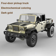TWOLF TW-715 V8 Engine Powered 1:10 Scale RC Off-road 4WD 4-Door Pickup Truck Vehicle Crawler Kit with Electronic Equipment - EngineDIY