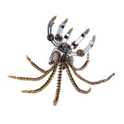 3D Metal Steampunk Galaxy Craft Puzzle Mechanical Octopus with Bluetooth Speaker Model DIY Assembly for Home Decor Creative Gift-1060PCS