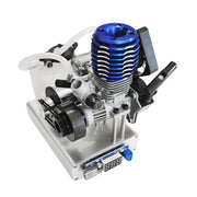 Level 15 12V 2 Stroke Methanol Nitro Engine Generator Model with Cooling Fan (5V 1.5A USB Charging) - EngineDIY