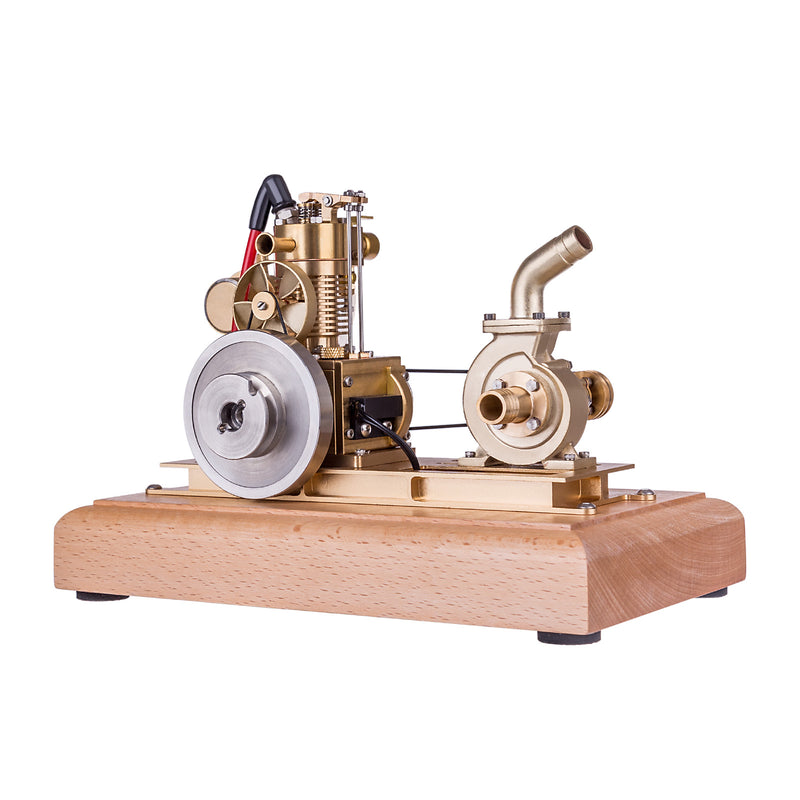 M16C 1.6cc Mini 4 Stroke Gasoline Engine Model Vertical Air-cooled Single-cylinder Internal Combustion Engine Model with Vane Pump - EngineDIY