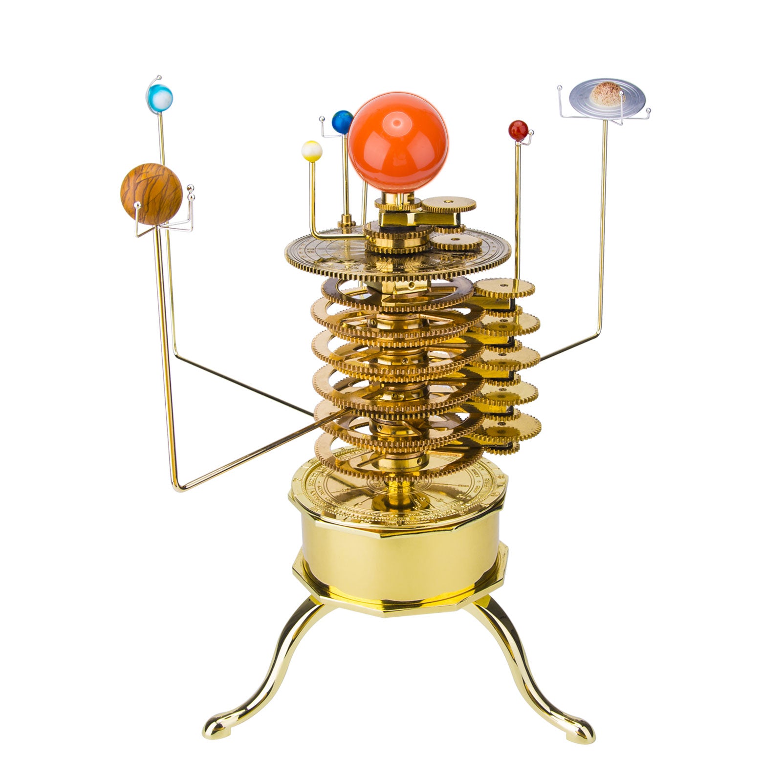 Orrery Solar System Eight Planet Model Kit - Build Your Own Solar System - 200Pcs Metal Solar System Eight Planet Model Kit