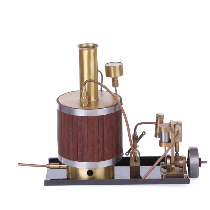 Mini Steam Engine Model Kit  Set with Steam Engine Boiler and Base - Enginediy