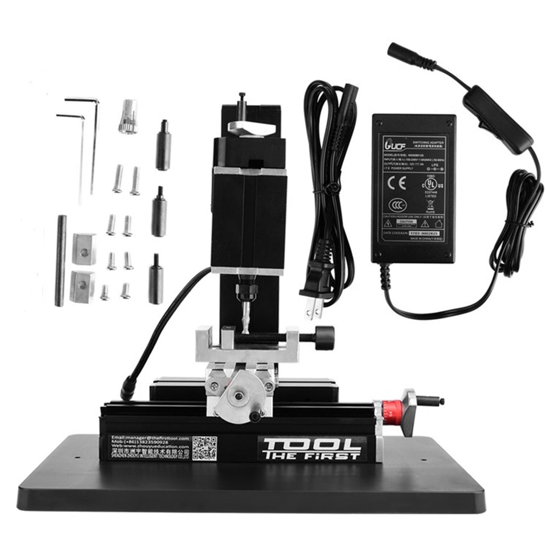 Mini Metal Horizontal Milling Machine DIY Tools Set EngineDIY