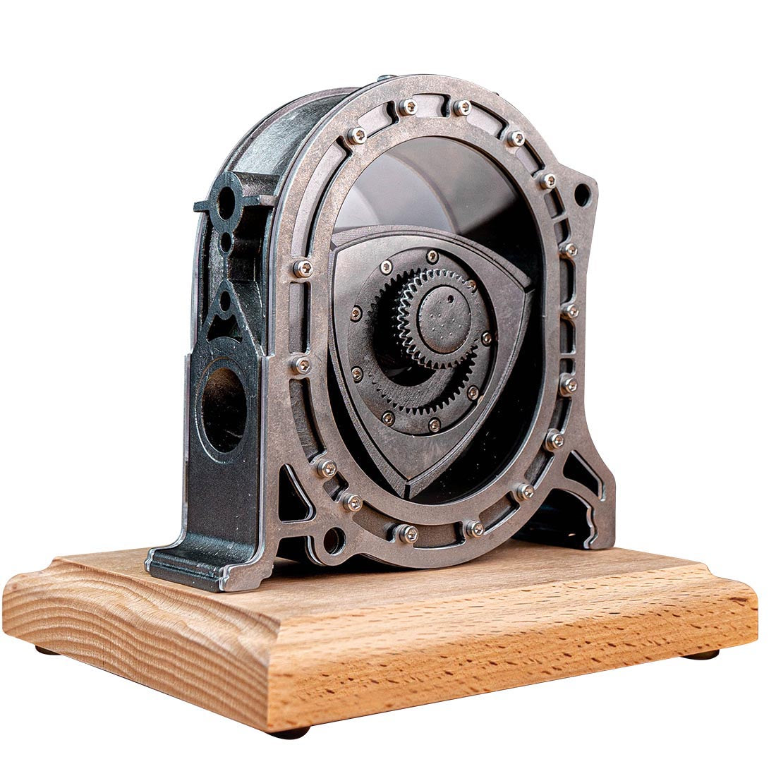 Metal 4-stroke Wankel Rotary Engine Model Simulation Rotor Engine Model Educational Toys Gifts