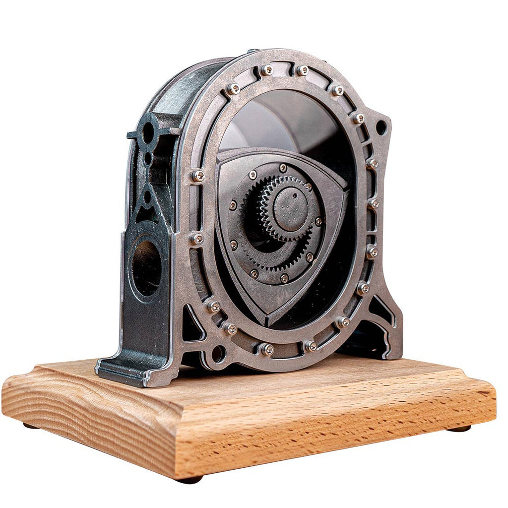 Metal 4-stroke Wankel Rotary Engine Model Simulation Rotor Engine