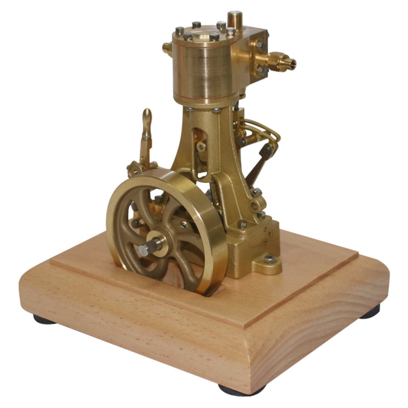 M31B 1.85CC Mini Retro Vertical Single-cylinder Reciprocating Double-acting Steam Engine Model Toys - EngineDIY