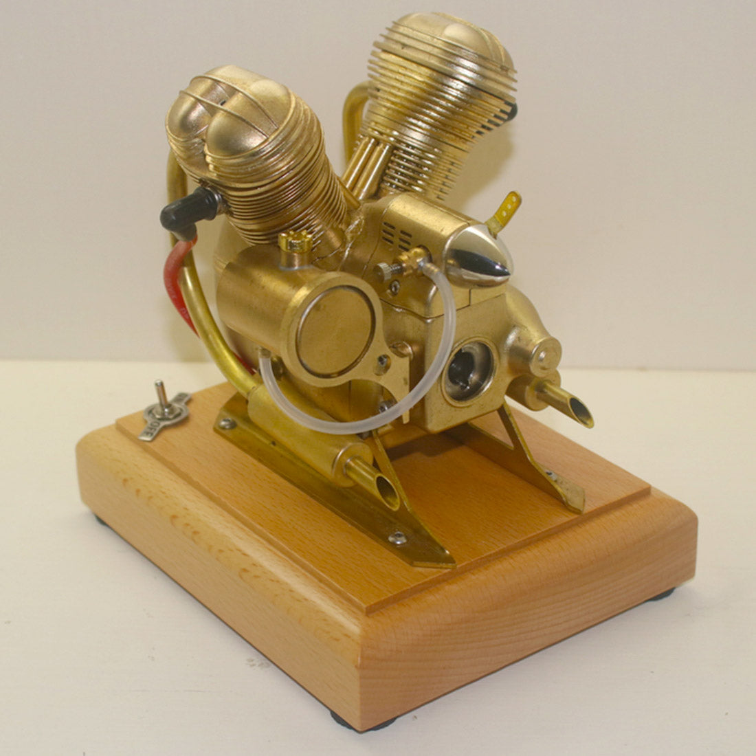 V35 3.2cc Mini OHV Horizontal V-Twin Four-stroke Gasoline Engine Inter ...