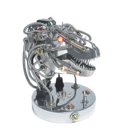 3D Metal Steampunk Moving Mechanical Dinosaur Head Model Kits - 180PCS+ - EngineDIY